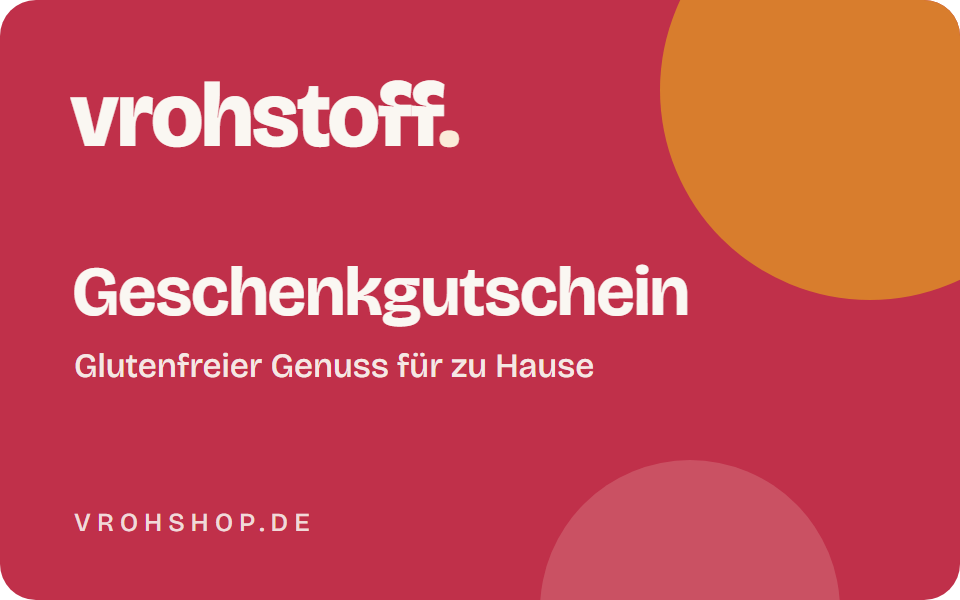 Vrohstoff Geschenkgutschein für den Onlineshop