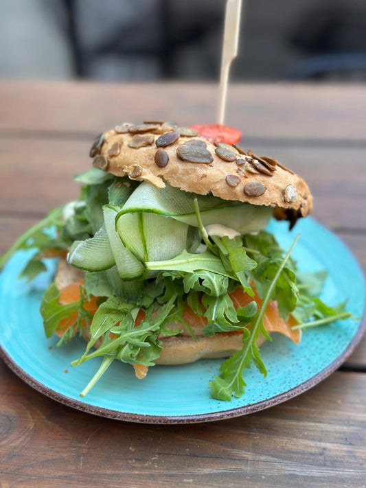 Kürbiskern-Bagel glutenfrei