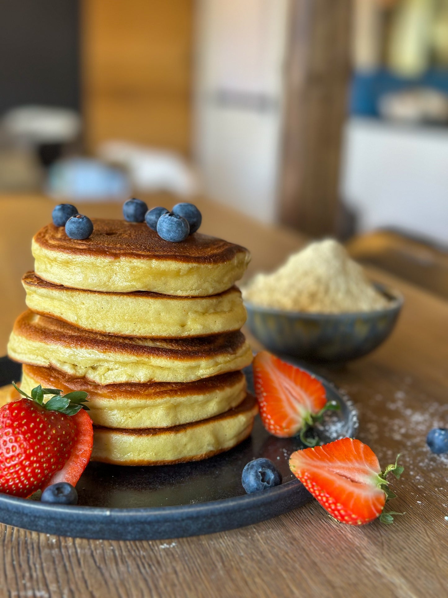 Süße Pancake-Backmischung - glutenfrei und vegan