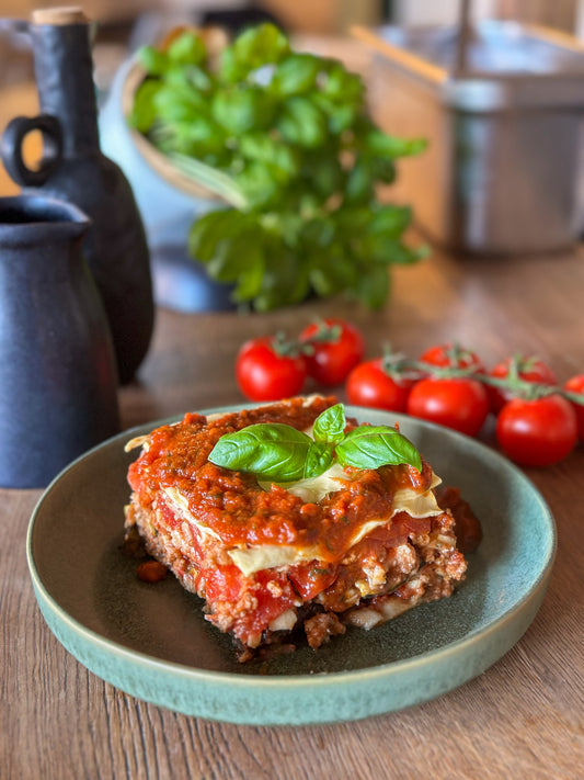 Tomatensoße mit Basilikum - glutenfrei und vegan